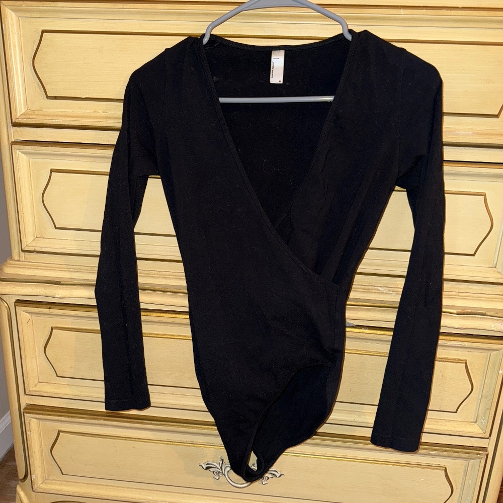 Ballerina style long sleeve body suit